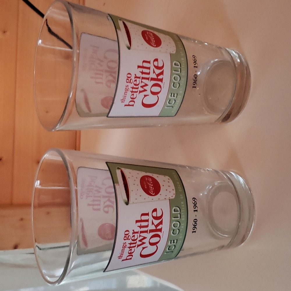 Coca-Cola glasses - Picture 1 of 2